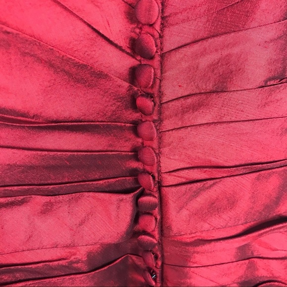 NWT Sarah Danielle Red Dress With Jacket - Picture 9 of 10